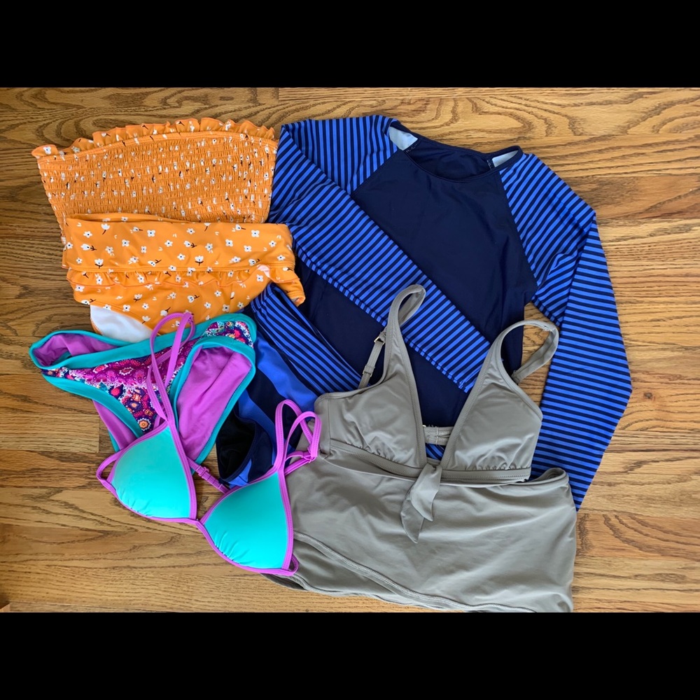 Bundle of 4 Bathing Suits
